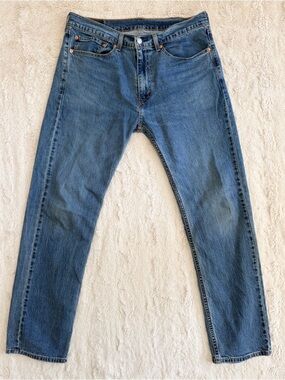 Levi’s 505 Jeans Men’s 34x32 Straight Leg Medium Wash Denim